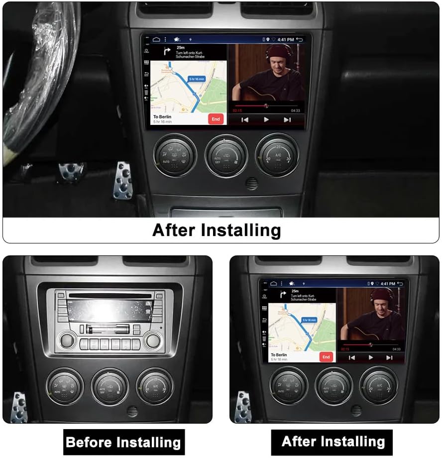 [2G+64G]9 Zoll Autoradio für Subaru Impreza GD GG (2002-2007) GPS Navigation - Wireless CarPlay Andr