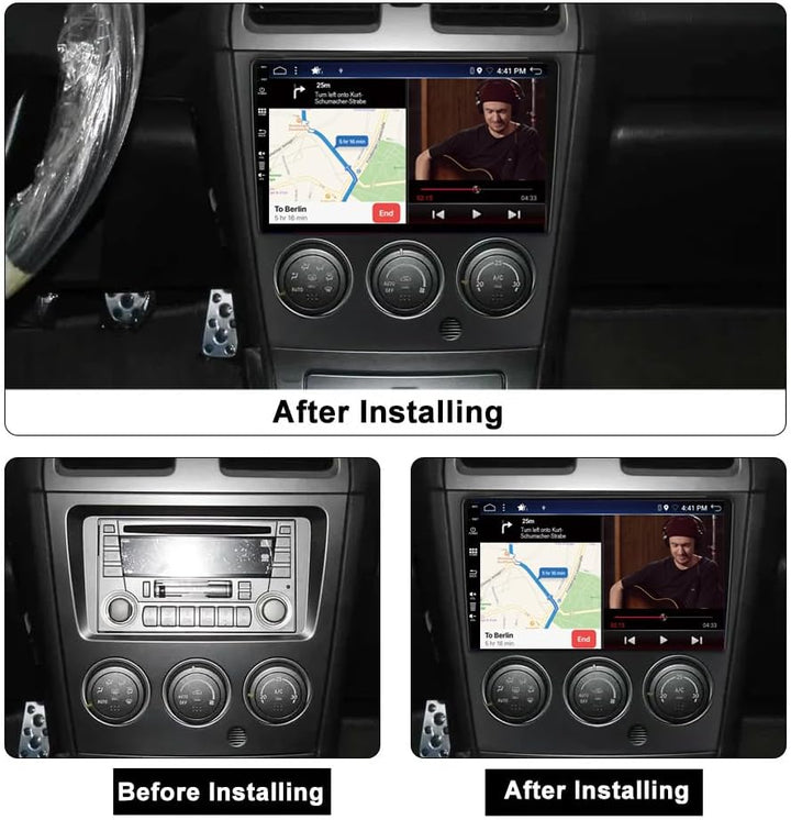 [2G+64G]9 Zoll Autoradio für Subaru Impreza GD GG (2002-2007) GPS Navigation - Wireless CarPlay Andr