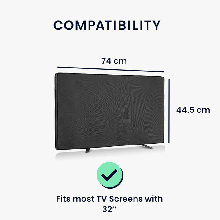 kwmobile 32" TV Outdoor TV Abdeckung - Fernseher Hülle Bildschirmschutz - Schutzhülle wetterfest - S
