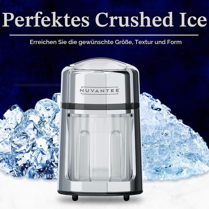 Nuvantee Eiszerkleinerer aus rostfreier Zinklegierung, Verchromte