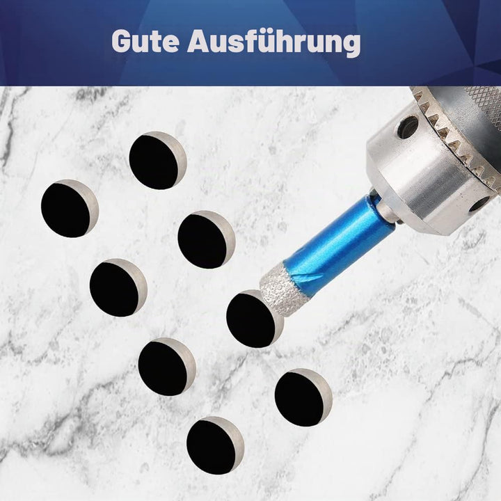 Diamantbohrer Fliesenbohrer Set 6mm - BRSCHNITT 5 Stück Sechskant-Schaft fliesenbohrer set- Lochsäge