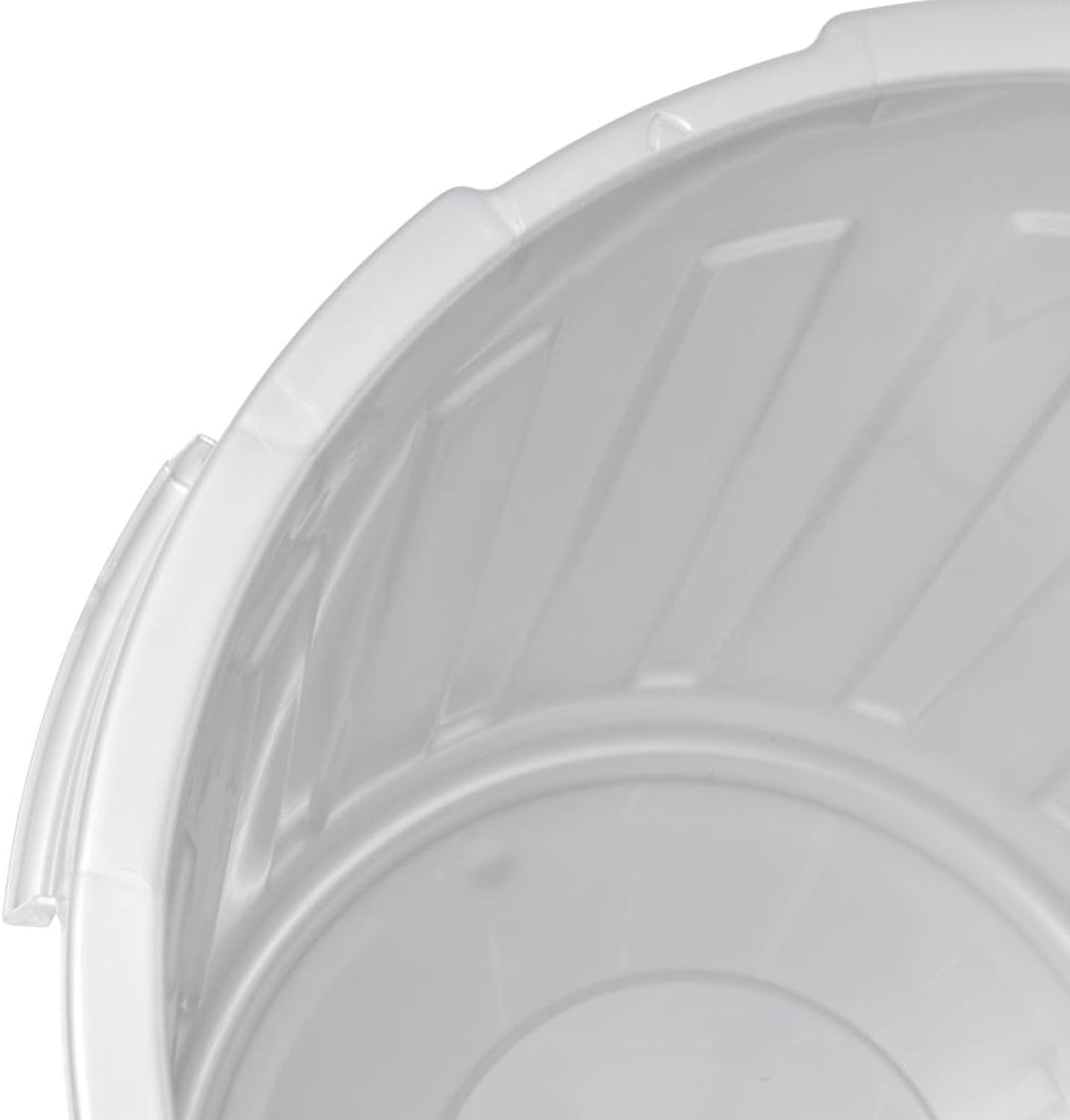 keeeper Maxi-Tonne mit Deckel, Polypropylen, 23 l, 36 x 42 x 36 cm, Mats, Silber 23 L Silber, 23 L S