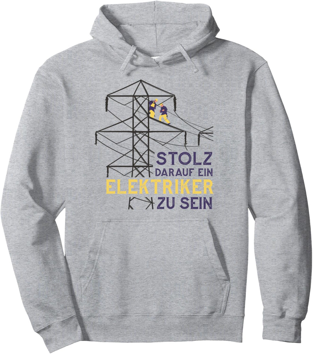 Arbeitende Elektriker-Arbeit Pullover Hoodie