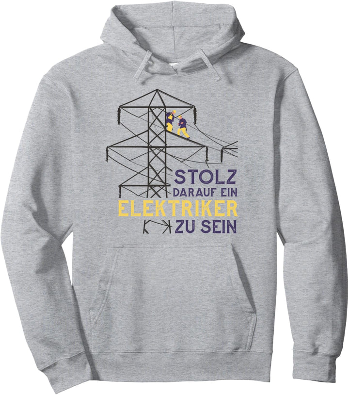 Arbeitende Elektriker-Arbeit Pullover Hoodie
