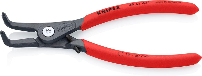 Knipex Präzisions-Sicherungsringzange für Aussenringe auf Wellen grau atramentiert, mit rutschhemmen