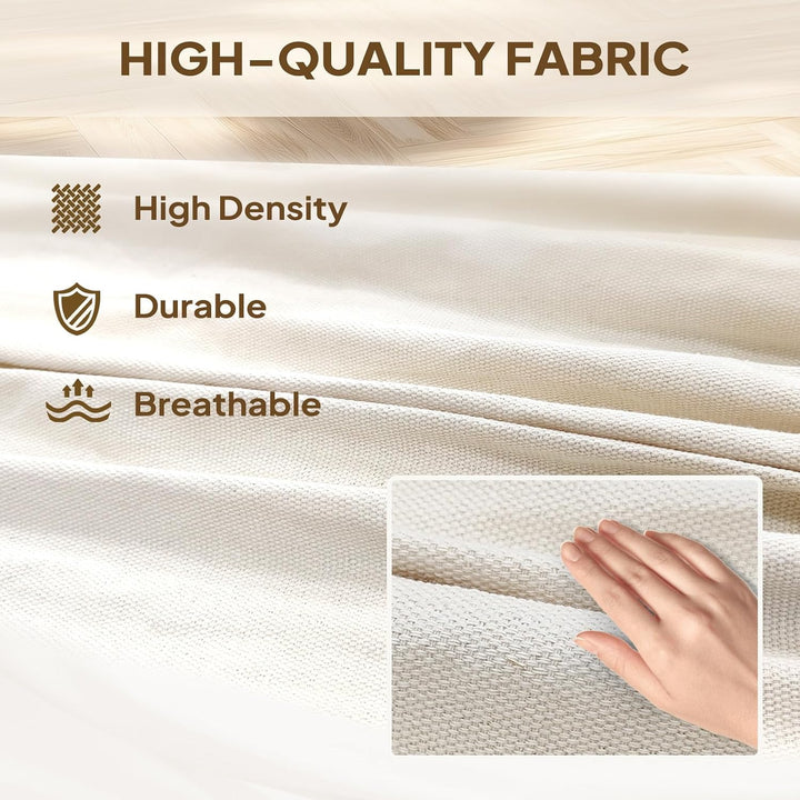 ANYOO Hängematte Outdoor Baumwolle Bequemer Stoff mit Baumfreundlichen Gurten zum Aufhängen, Robuste
