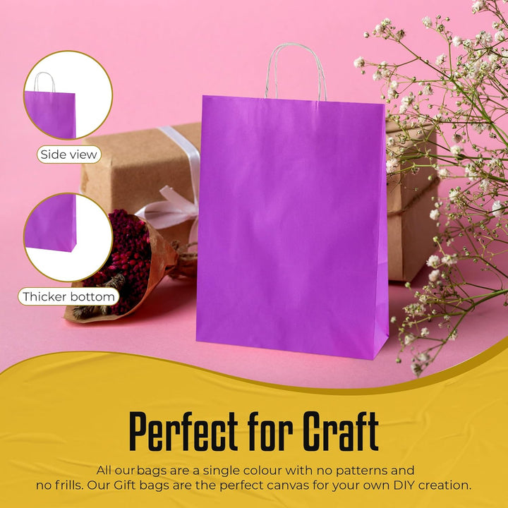 Thepaperbagstore Papiertragetaschen, Recycelbar Und Wiederverwendbar, Mit Gedrehten Griffen - Wählen
