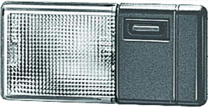 HELLA - Innenraumleuchte - Halogen - 12/24V - 12.5W - R10W/P21W - Einbau - Lichtscheibenfarbe: glask