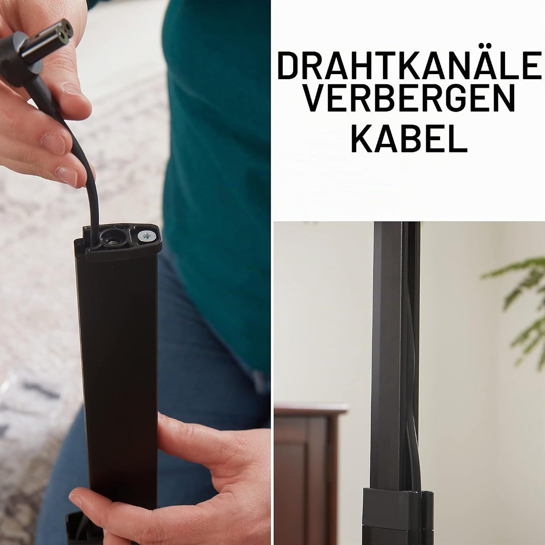 Sanus Höhenverstellbarer Lautsprecherständer für Sonos Era 100™ Schwarz, Schwarz