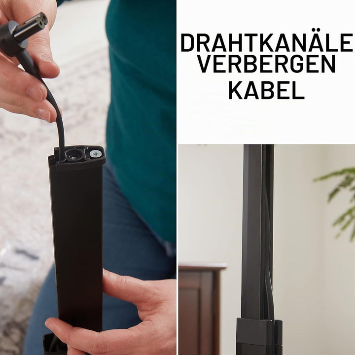 Sanus Höhenverstellbarer Lautsprecherständer für Sonos Era 100™ Schwarz, Schwarz