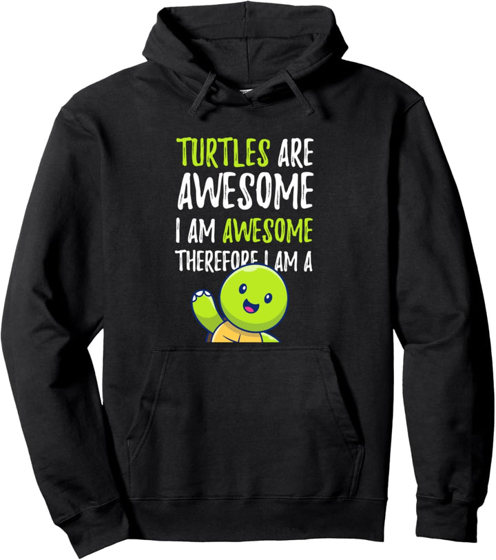 Schildkröten sind ehrfürchtig, also bin ich ein Schildkröten Pullover Hoodie