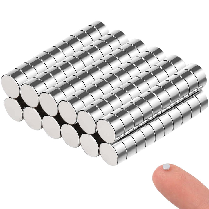 120 Stück Magnete Stark, Neodym Magnete Extra Stark, 3mm x 2mm Stark Magnete Mini, Klein Magnete Set