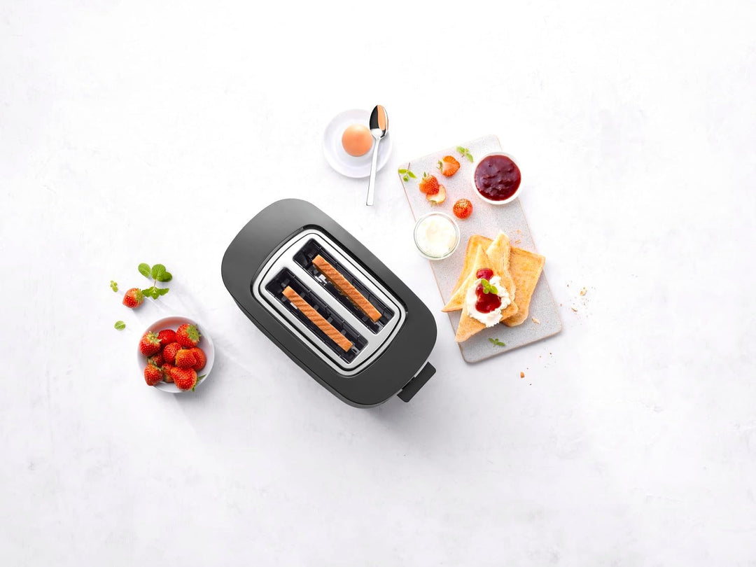 ZWILLING ENFINIGY Toaster mit 3 Automatikprogrammen, 7 Bräunungsgraden und Abschaltfunktion, 2 Schli
