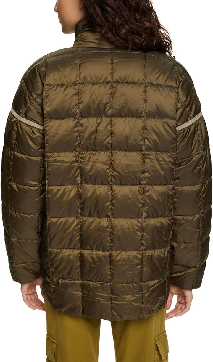 ESPRIT Damen Jacke L 355/DARK KHAKI, L 355/DARK KHAKI