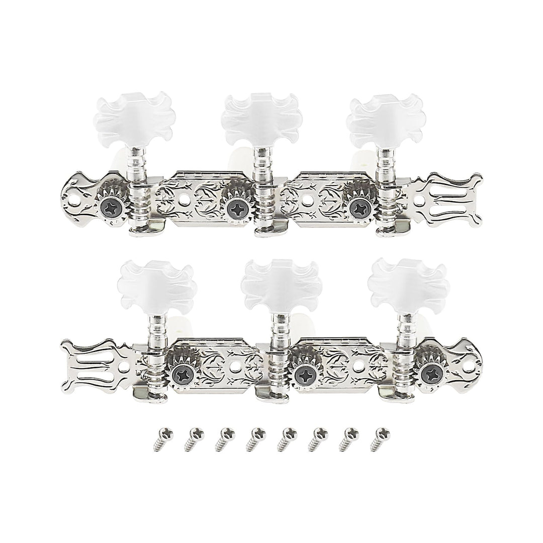 Stimmwirbel für klassische Gitarre, Stimmwirbel für klassische Gitarre, mit Befestigungsschrauben, M
