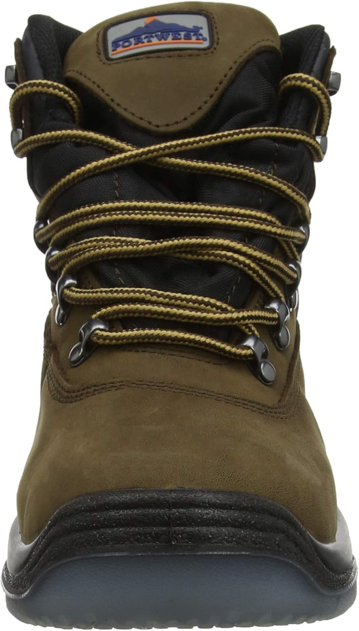Portwest Steelite All-Wetter Stiefel S3 WR, Grösse: 38, Farbe: Braun, FW57BRR38