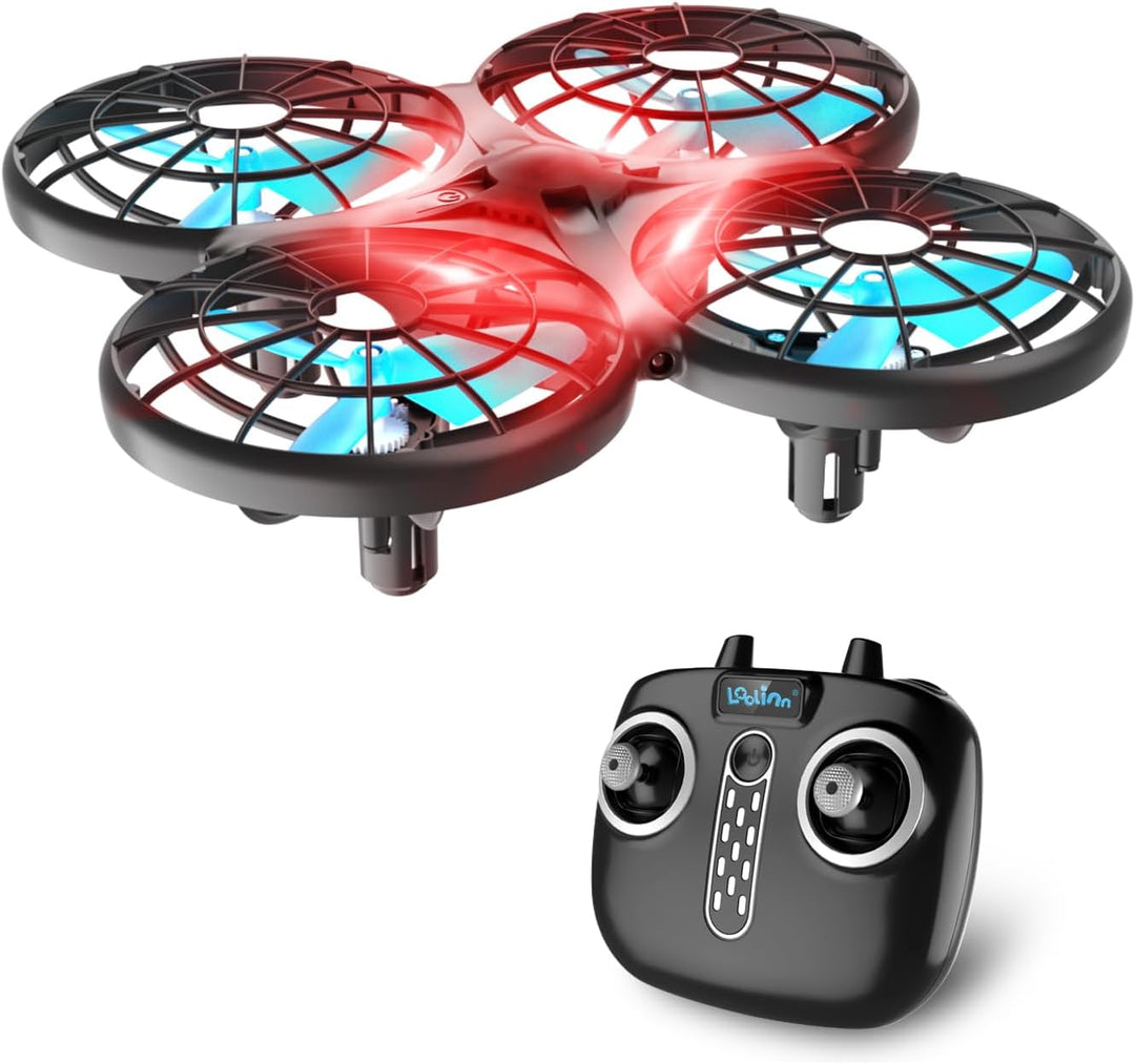 Loolinn | Drohne für Kinder Geschenk - Mini Drohne, RC Quadrocopter mit Antikollisionstechnologie /