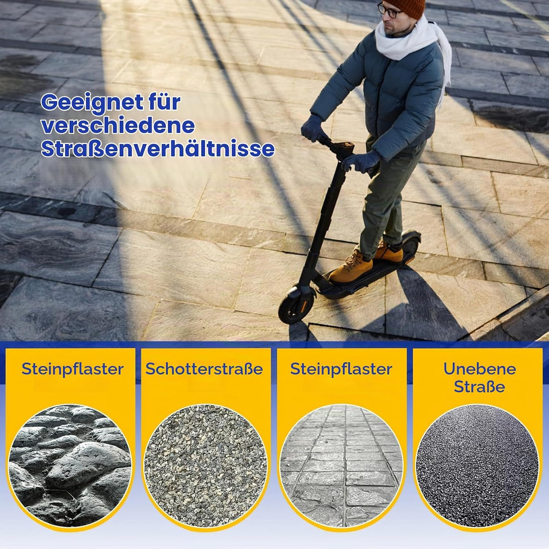 10 x 2.50 E Scooter Schlauch, 10 Zoll Verdickter Schlauch für Elektroroller für Ninebot MAX G30 G30P