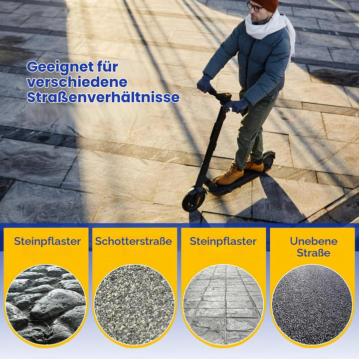 10 x 2.50 E Scooter Schlauch, 10 Zoll Verdickter Schlauch für Elektroroller für Ninebot MAX G30 G30P