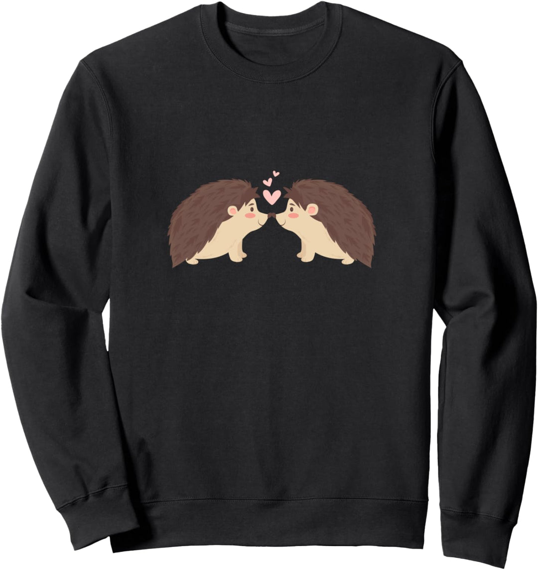 Igel Liebe Männer Frauen Kinder Senioren Hedgehog Love Sweatshirt