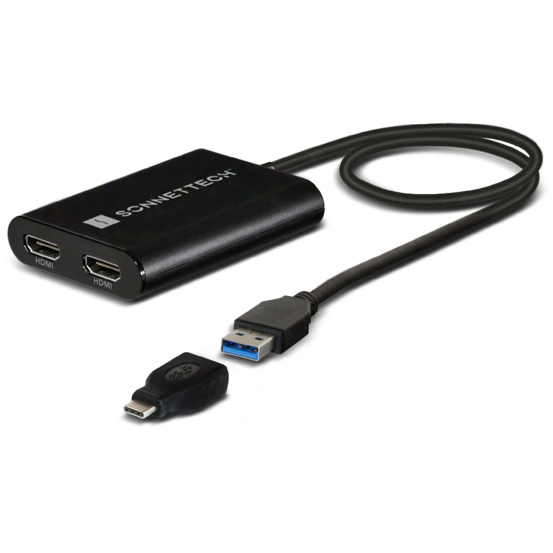 Sonnet Dual 4K HDMI 2.0 Adapter for M1 Macs, USB3-DHDMI