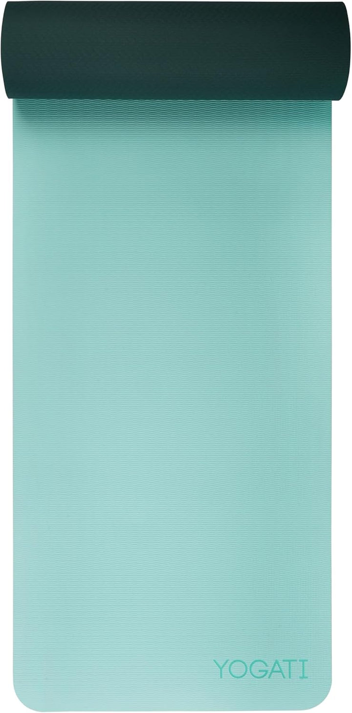 YOGATI Sportmatte Fitnessmatte Rutschfest mit Tragegurt. Gymnastikmatte für Yoga, Pilates und Fitnes