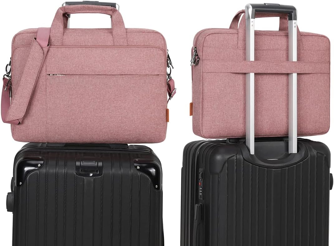 DOMISO 17 Zoll Laptop Tasche Aktentasche Schultertasche Business Wasserdicht Notebooktasche für 17-1