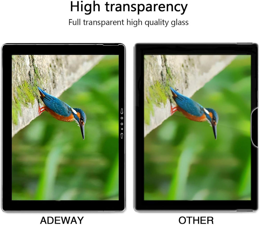 MEGOO [2 Stücke] Surface Book 3 Displayschutzfolie, präzise ausgeschnittenes gehärtetes Glas, einfac