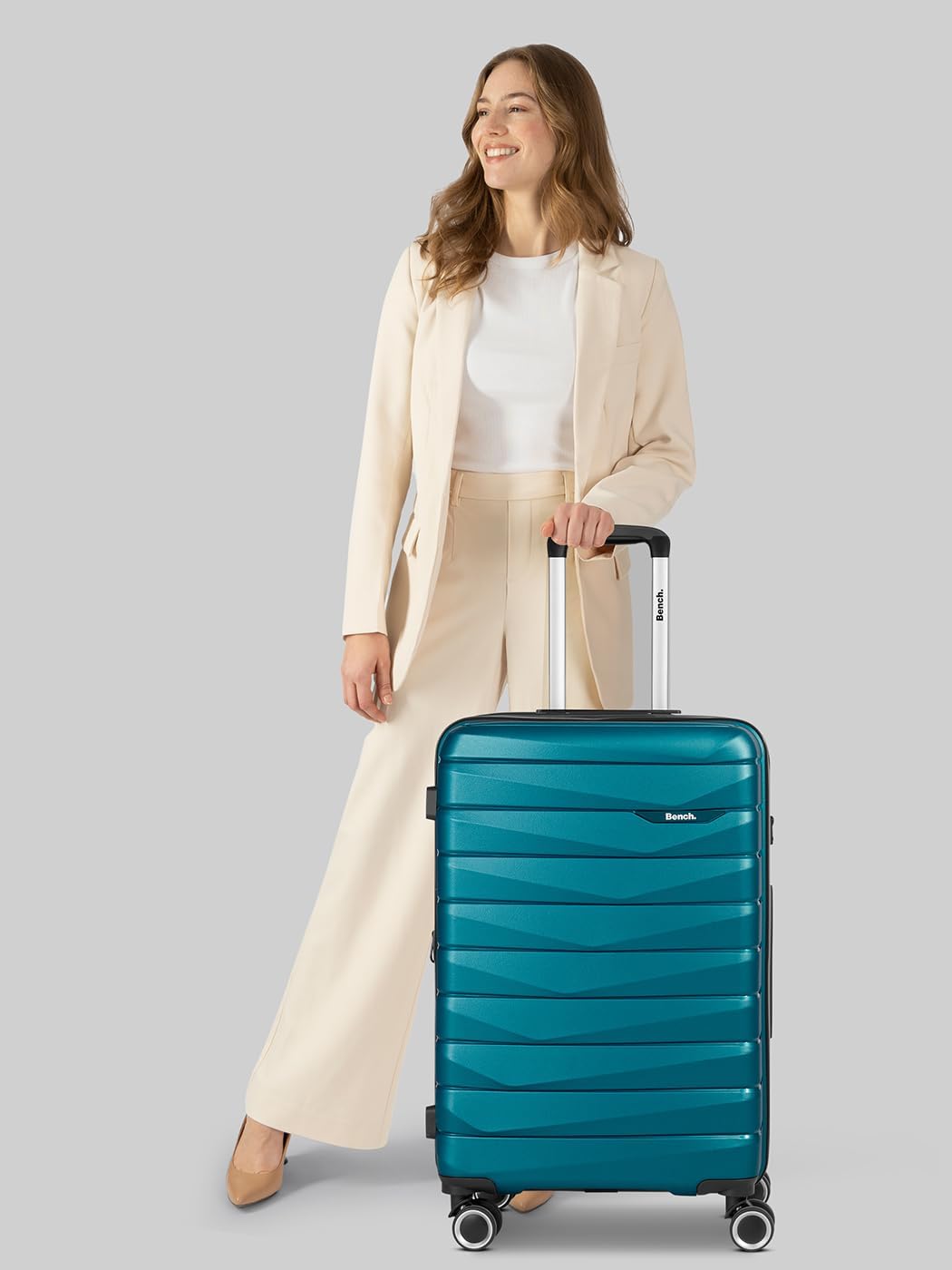Bench mittelgrosser Hartgepäck Check-in Koffer | Trolley 43 x 29 x 66 cm aus hochwertigem, robustem