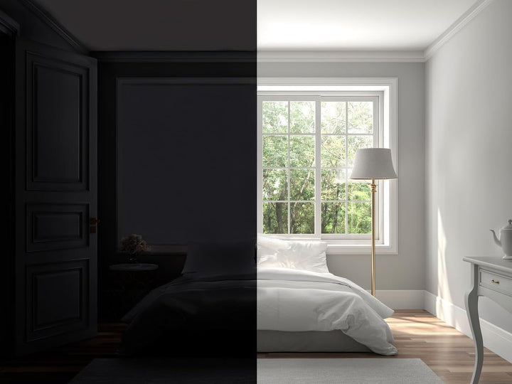 easynight Tragbare Verdunklungsfolie für Fenster, für Reisen 2.3m x 1.45m Schwarz B145 x H230 cm, Sc