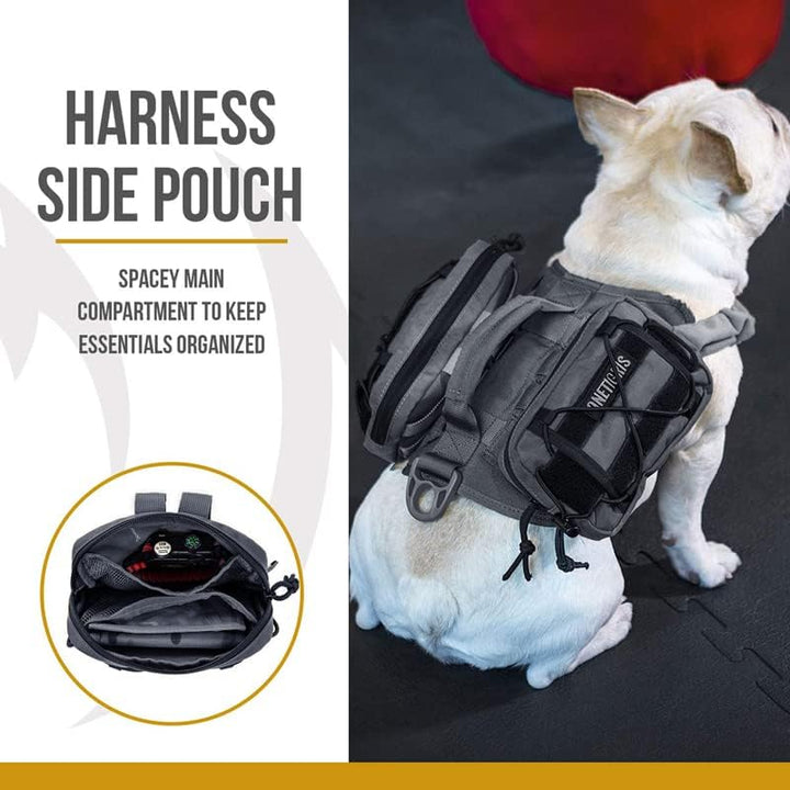 OneTigris EDC Futterbeutel für Hunde, Pouch Zusatztasche für Hunderucksack MOLLE Futterbeutel Hundet