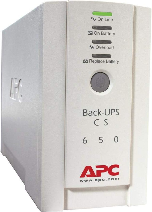 APC Back-UPS CS - BK650EI - Unterbrechungsfreie Stromversorg 650VA (4 Ausgänge IEC, Überspannungssch