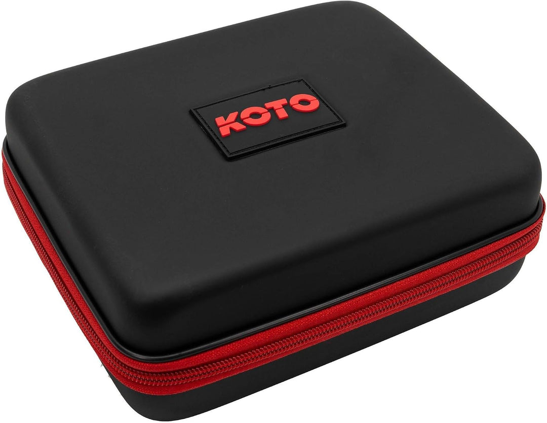 KOTO - Dartwallet Eva Large Rot, Darttasche mit Reissverschluss, Dart Hülle, Dartkoffer, Darts Box