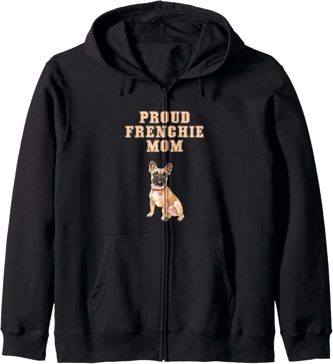 Damen Frenchie Mom Französische Bulldogge French Bulldog Kapuzenjacke