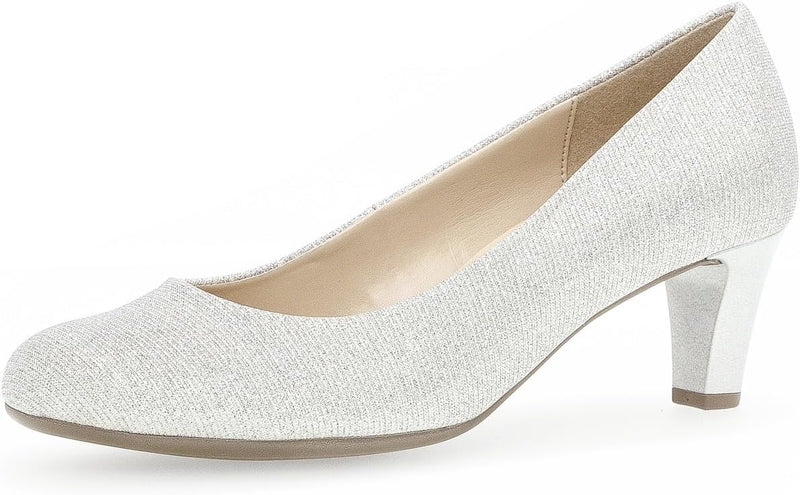 Gabor Damen Fashion-41.400 Pumps 42 EU Silber 60, 42 EU Silber 60