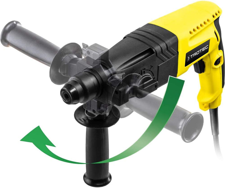 TROTEC Bohr- und Meisselhammer PRDS 05-230V – 620 W, 2,1 Joule, SDS-plus, Bohren/Hammerbohren/Meisse