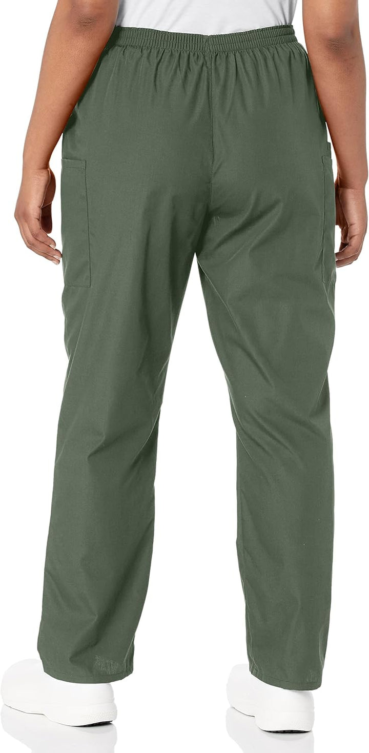 Cherokee Damen Workwear Cargo-Hose mit elastischer Taille Klassisch L Olivgrün, L Olivgrün