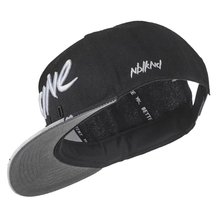 Nebelkind Snapback Cap Insane Child Schwarz Weiss Kappe 6-Panel One Size