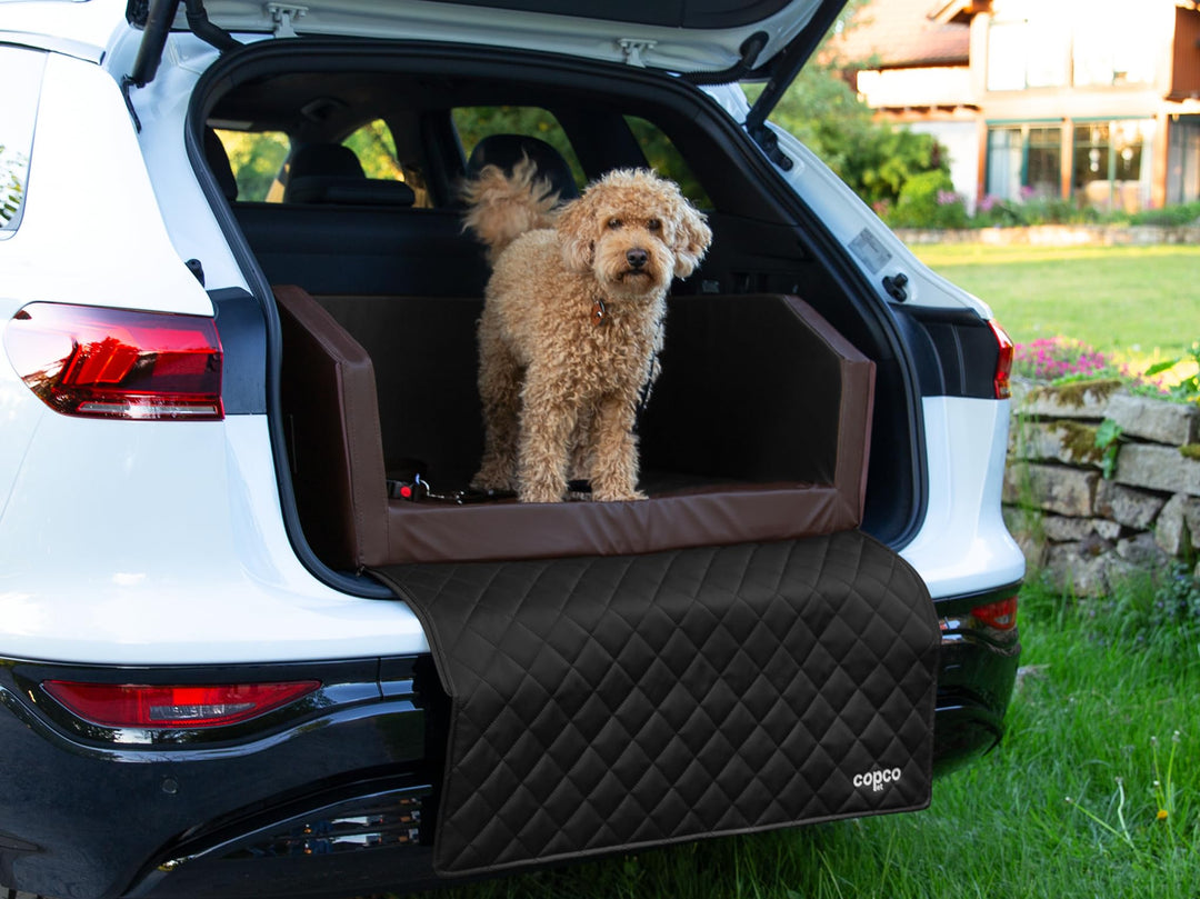 Hundebox Auto Kofferraumschutz Hund mit ladekantenschutz Kofferraum【Mit Tasche】 Kofferraum schutzmat