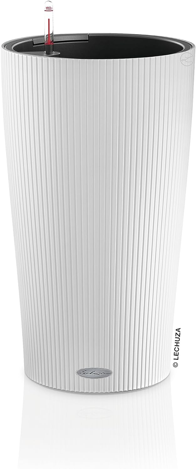 LECHUZA CILINDRO Color 32 weiss 13950 32x32x56 cm Weiss, 32x32x56 cm Weiss