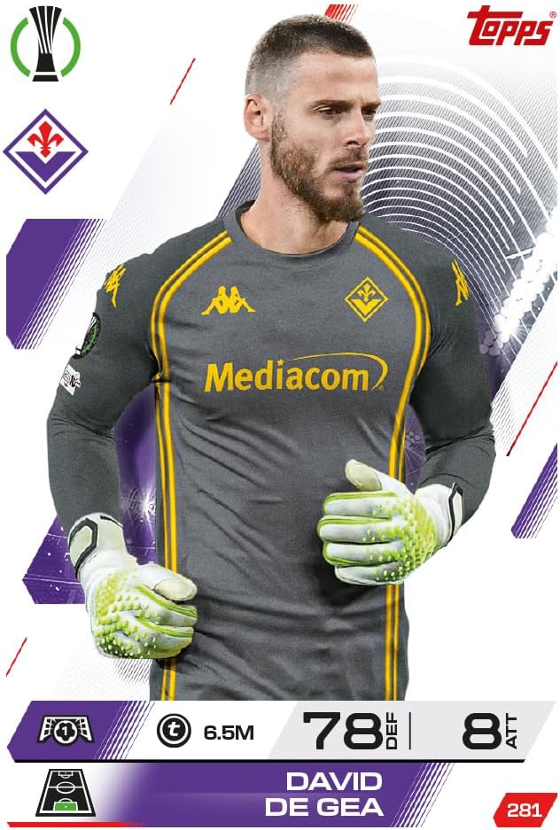 Topps UCC Match Attax 2025/26 - Display Box - enthält 32 Pakete mit 4 speziellen Einsteckkarten pro
