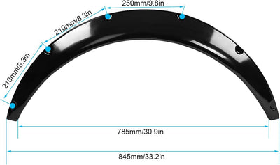 Ejoyous Kotflügelverbreiterungen vorne, Kotflügelverbreiterungen 90mm Kotflügelverbreiterungen Kotfl