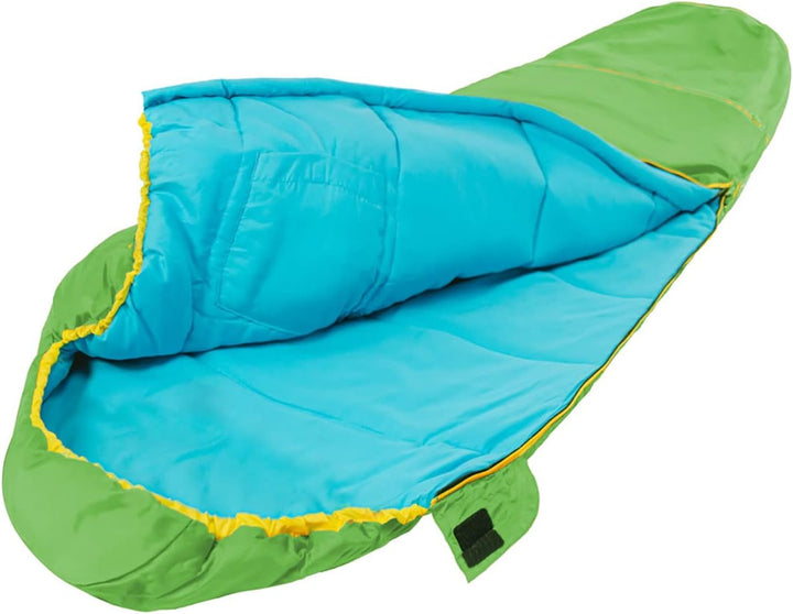 Grüezi bag Kids Grow Colorful Mitwachsender Kinder Schlafsack, Körpergrösse 100-150 cm, Mumienschlaf