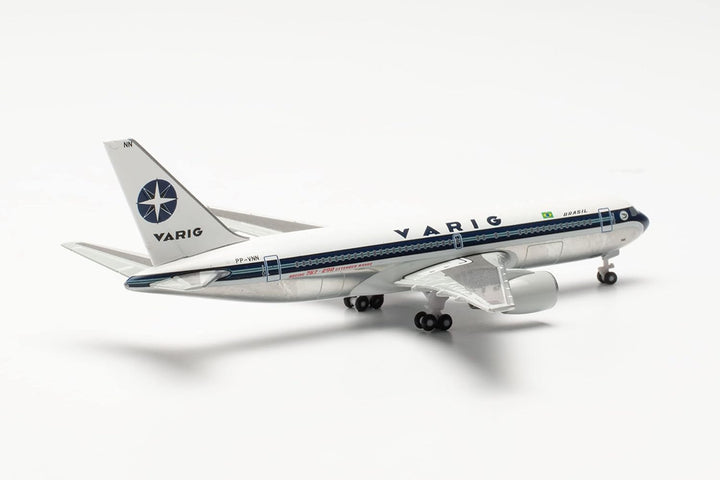 herpa 536448 Modellflugzeug Varig Boeing 767-200 – PP-VNN, Massstab 1:500-Modellbau Flugzeug, Flugze