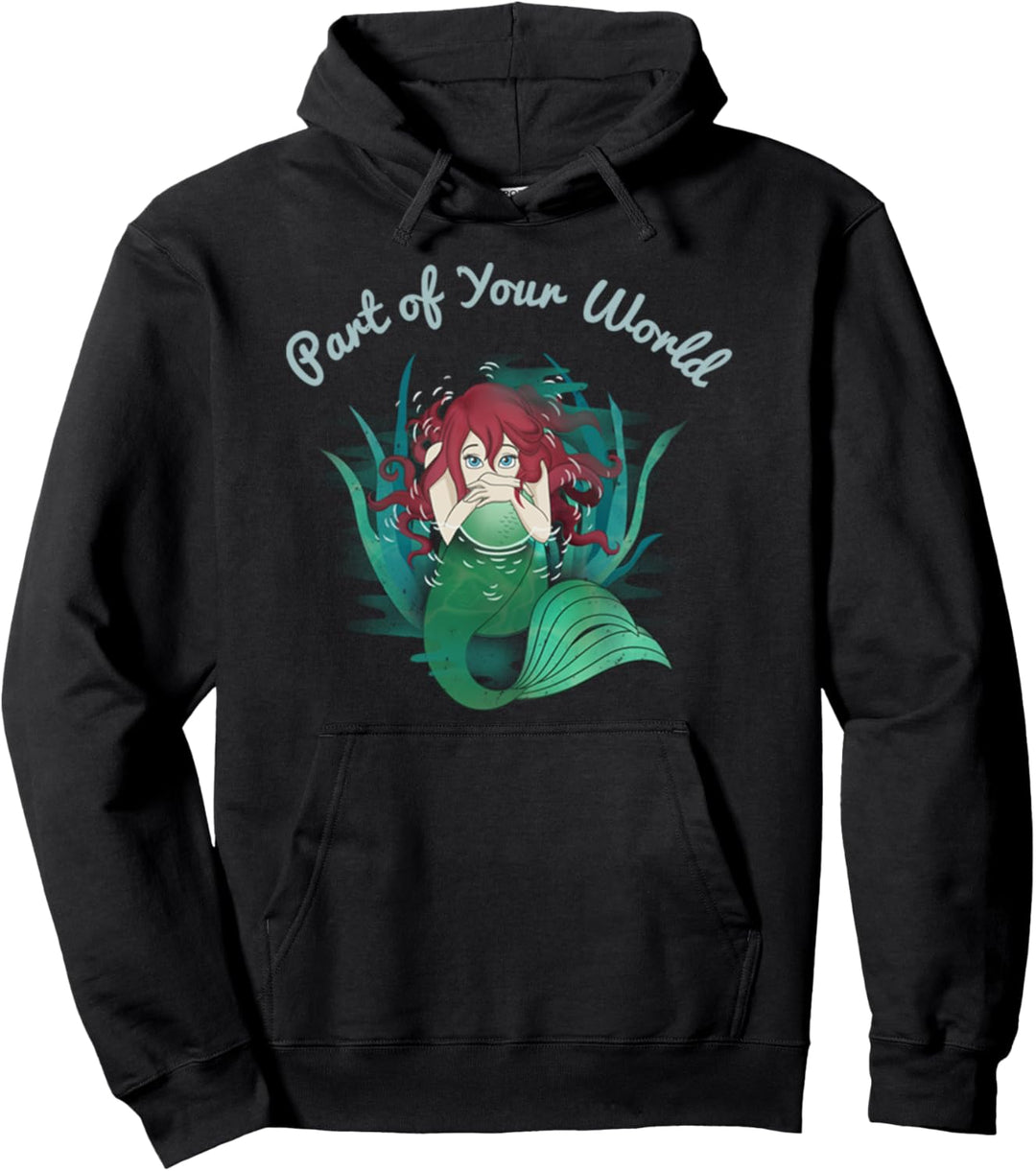 Disney Little Mermaid Ariel Your World Seaweed Pullover Hoodie