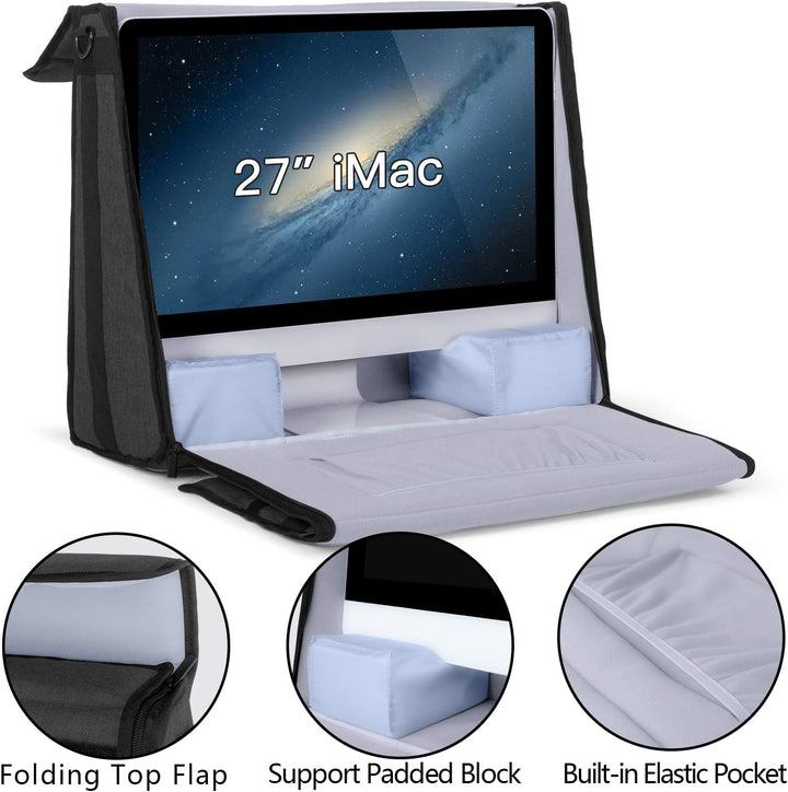 Damero Tragetasche Kompatibel mit Apple iMac 27", Tragetasche Kompatibel mit Apple iMac 27" und ande