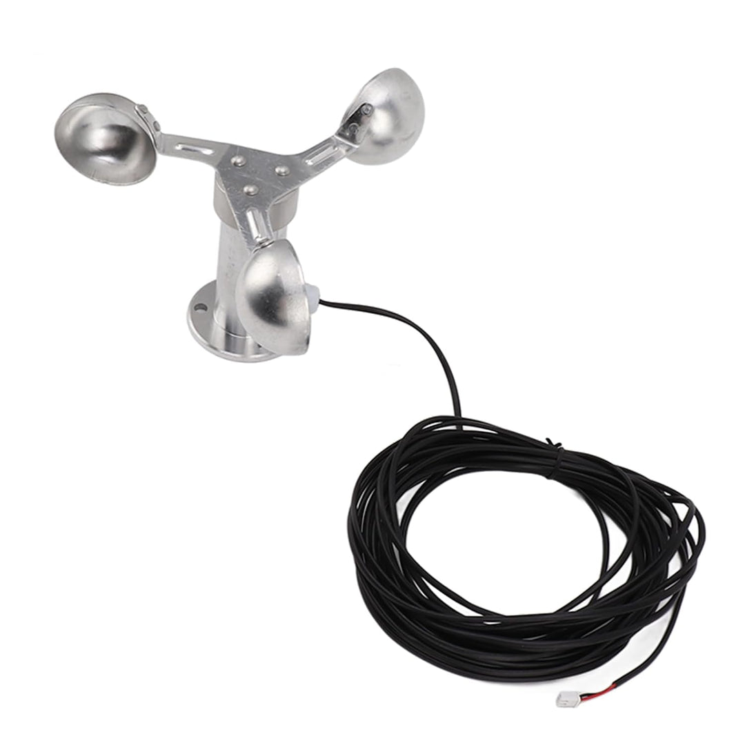 3-Tassen-Anemometer-Windgeschwindigkeitssensor aus Aluminiumlegierung 0-3,8 V, Ideal Für Kraftwerke