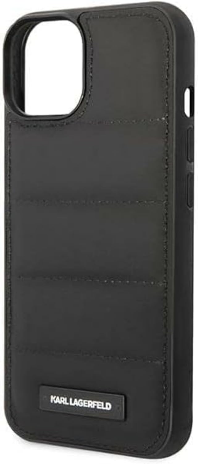 KARL LAGERFELD KLHCP14SPSQAK hülle für iPhone 14 6,1" hardcase schwarz/Black Puffy Elongated Logo