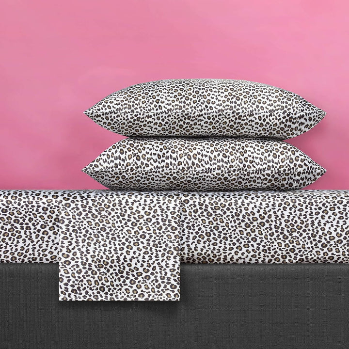 Betsey Johnson - King-Size-Bettlaken, luxuriöses Satin-Bettwäsche-Set, Glatte und seidige Heimdekora