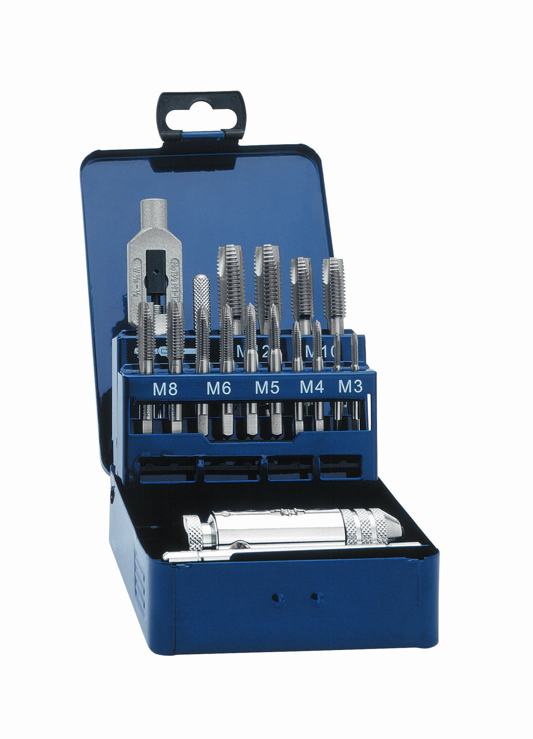 Exact 20331 Gewindebohrersatz 16tlg. HSS M3-M12 Metallkassette